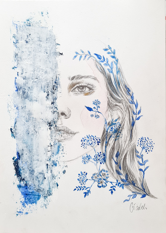 Ilustracja Navy girl IX