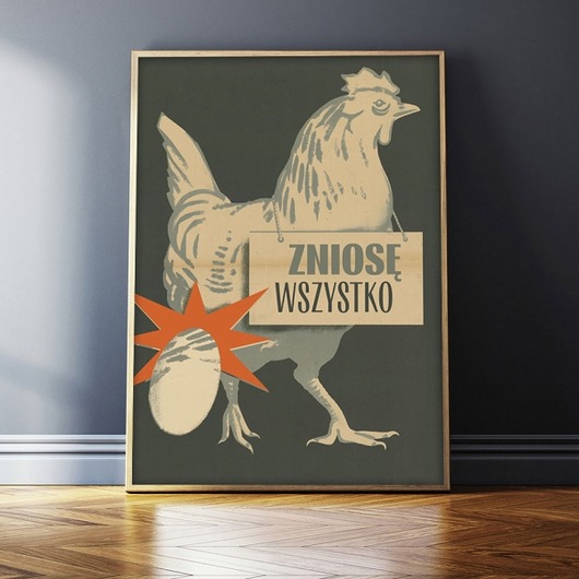 Plakat Zniosę wszystko.