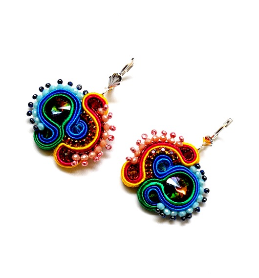 Sutaszowe kolczyki RIVOLI