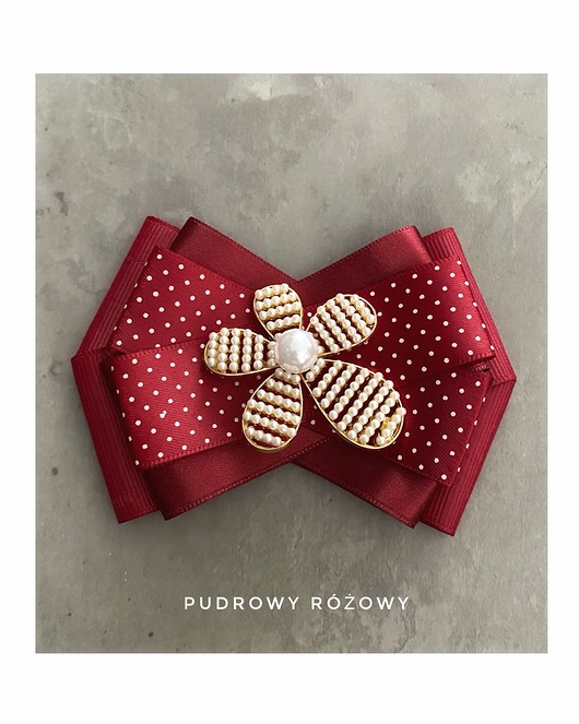 Brosza z Perłowym Kwiatem z drobniutkimi perełkami NEW