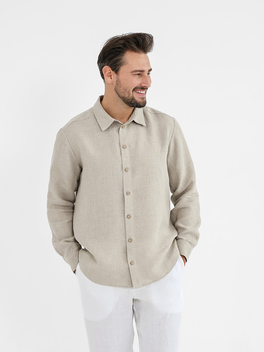 Lniana koszula SAHARA natural