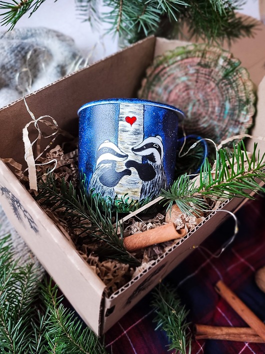 Zestaw prezentowy borsuki i podkładka