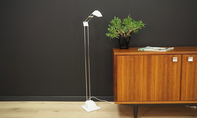 Lampa podłogowa, duński design, lata 70