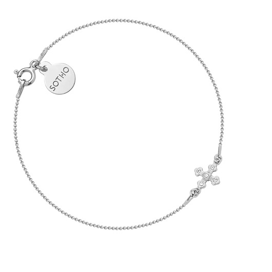 Bransoletka z krzyżykiem SWAROVSKI CRYSTAL