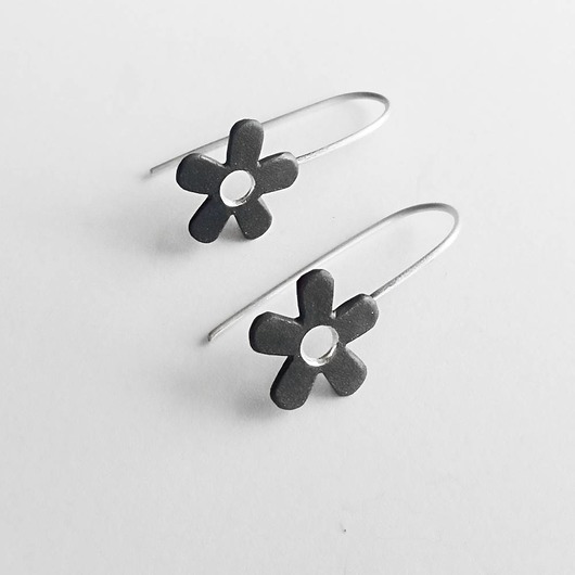 Kolczyki srebrne KWIAT