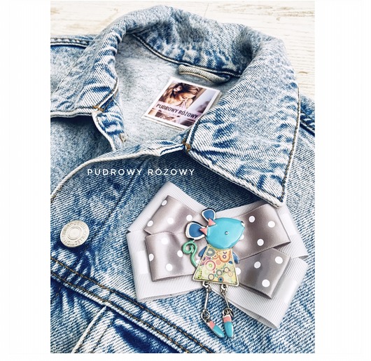 Brosza z Myszką w stylu Pop Art