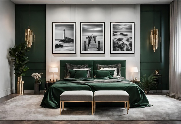 Plakaty czarno białe morze, morski krajobraz