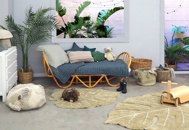 Dywan Bawełniany Mini Monstera 75x100 Cm Lorena Canals