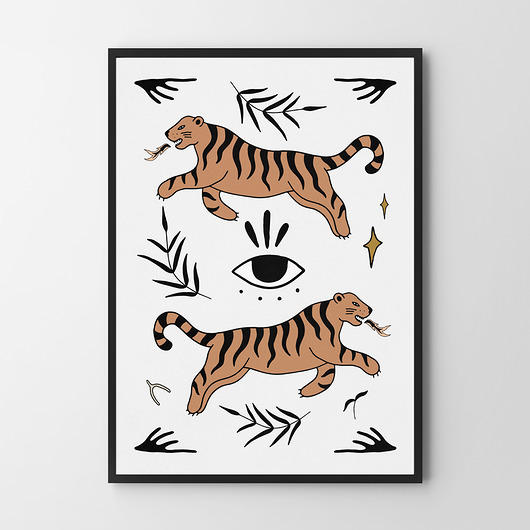Plakat Tiger