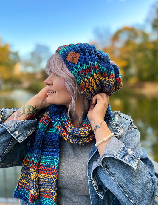 Szalik handmade Góski Potok