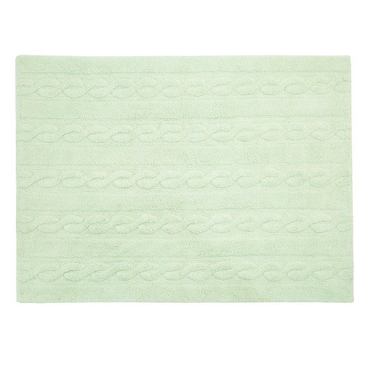 Dywan Bawełniany Trenzas Soft Mint 120x160 cm Lorena Canals