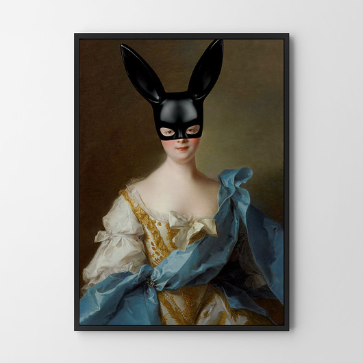 Plakat Black Bunny - różne formaty