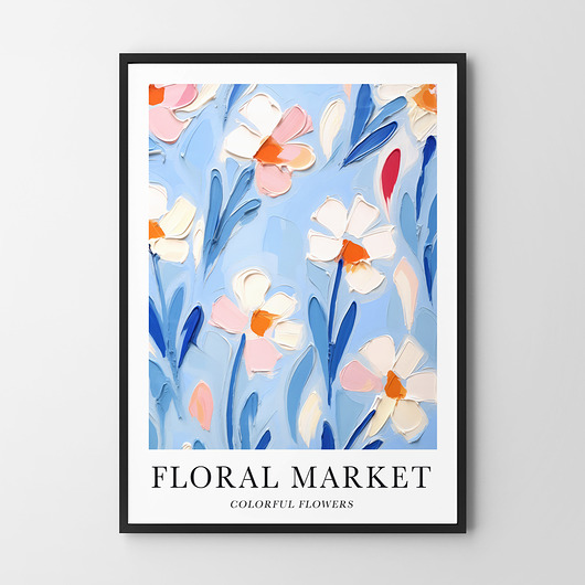 Plakat Malarskie kwiaty