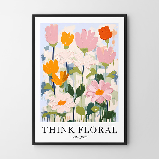 Plakat Jasne malarskie kwiaty