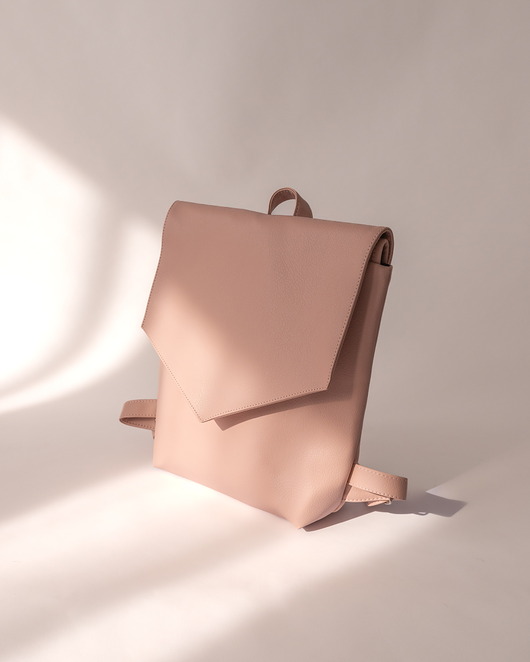 LINE Blush Vegan-Leather Backpack