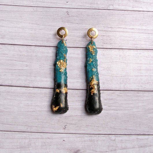 UNIKATOWE kolczyki - kolekcja LAVA