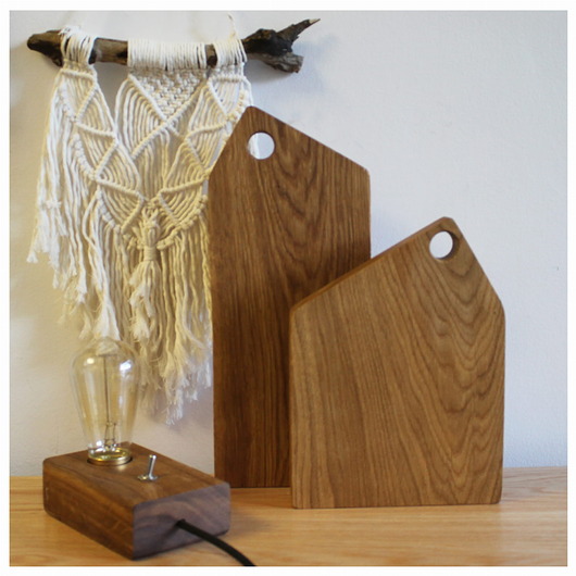 Zestaw dwóch Desek Drewnianych Hommie