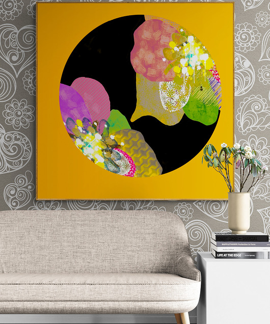 Kwiaty 01, rysunek graficzny