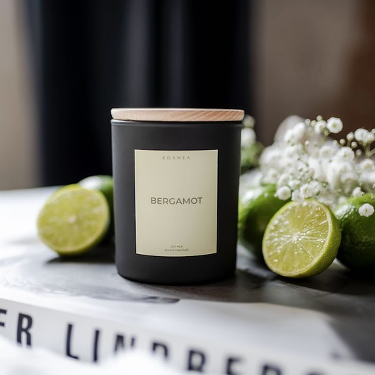 Wegańska świeca do medytacji - BERGAMOT (cytryna bergamotka)