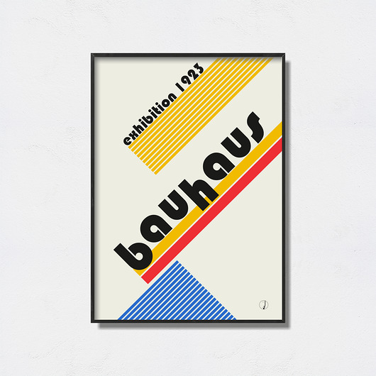 Bauhaus Art Exhibition plakat