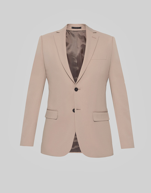 Marynarka do zestawu lido beżowy slim fit