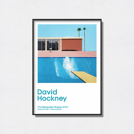David Hockney - Exhibition Poster