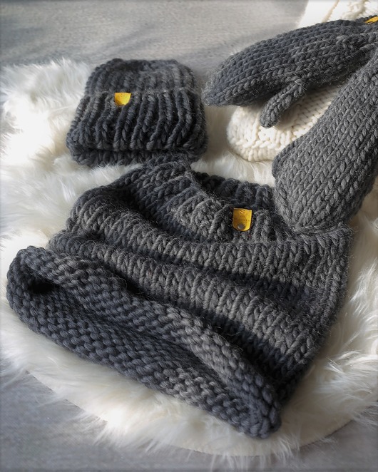 WOOLY wełniany komin/ tuba- kolor do wyboru