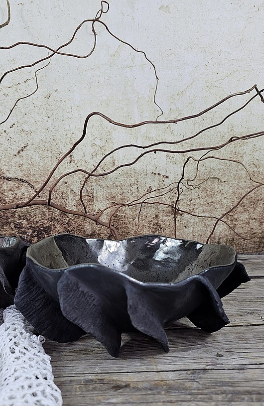 Misa ceramiczna z kolekcji Morskiej