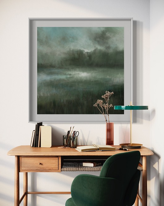 Pejzaż 90x90 cm