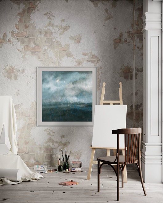 Pejzaż 90x90 cm