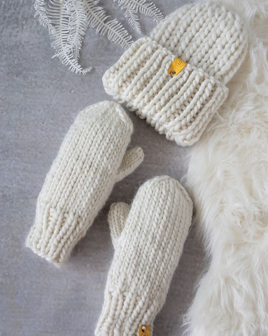 WOOLY czapka i rękawiczki