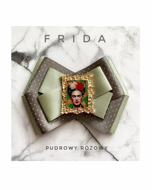 Nowa Kolekcja Brosz FRIDA z miniaturowym obrazem