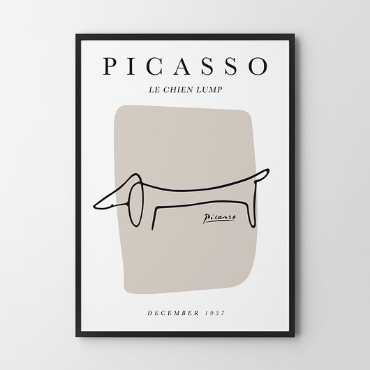 Plakat Picasso Pies