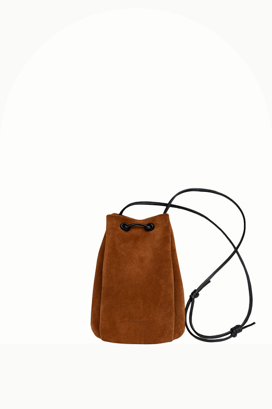 Mini worek Retro no. 1 soczysty zamsz. Ostatnia sztuka