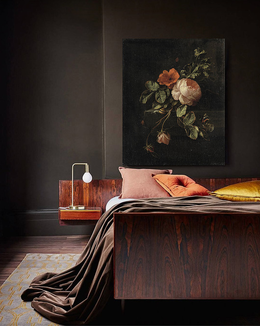 Still Life with Roses - Elias van den Broeck - dekoracja ścienna