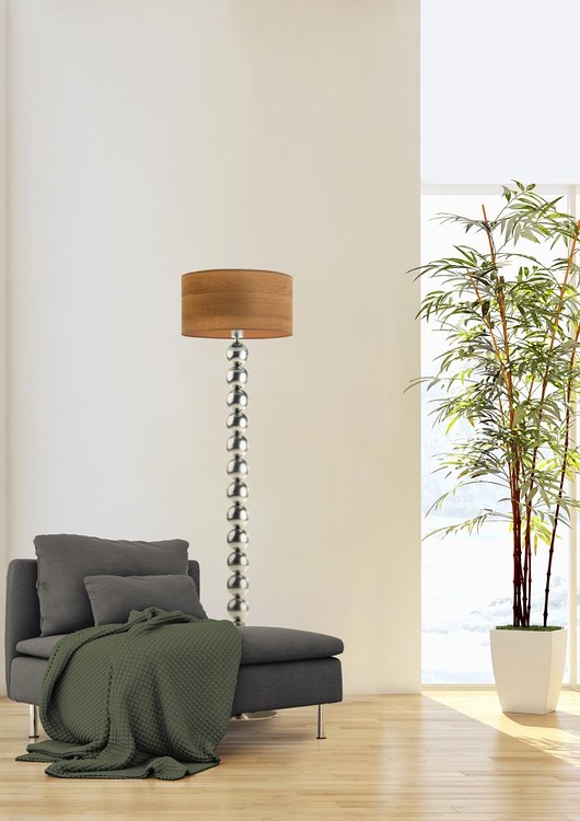 Ozdobna lampa stojąca w stylu skandynawskim GIZA ECO