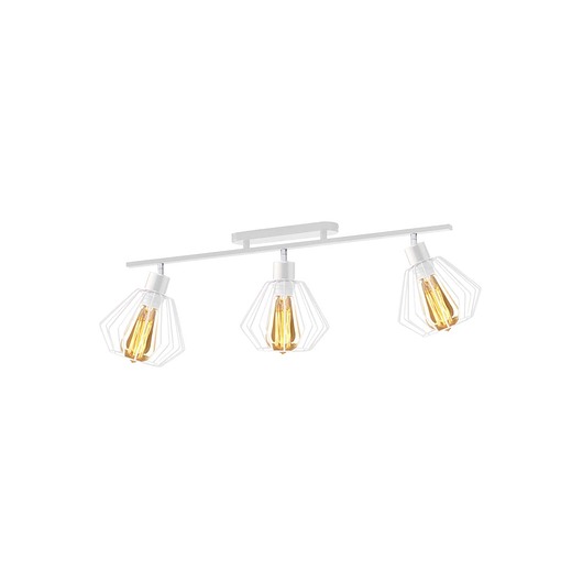 Druciana lampa sufitowa z regulowanymi kloszami KINGSTON LOFT