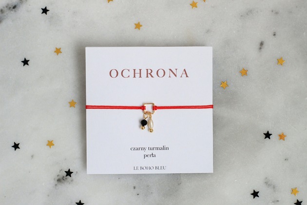 Bransoletka Ochronna z Czarnym Turmalinem i Perłą