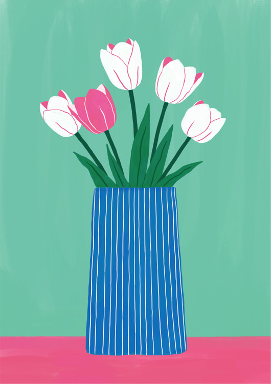 Ilustracja Tulipany