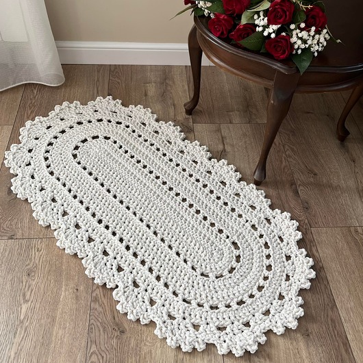 Dywan owalny ze sznurka 50cmx100cm