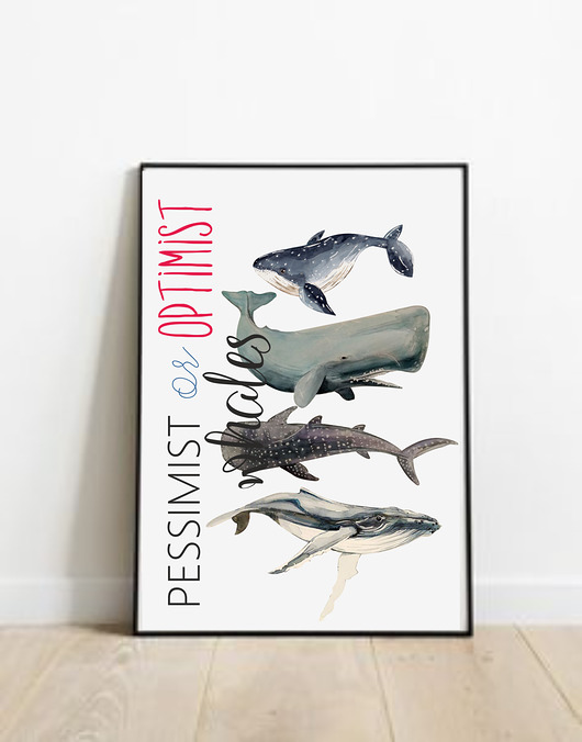 Plakat Wieloryby 2