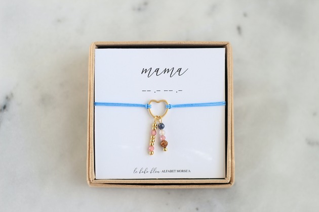 MAMA - Alfabet Morse'a - Birthstone + Zodiak