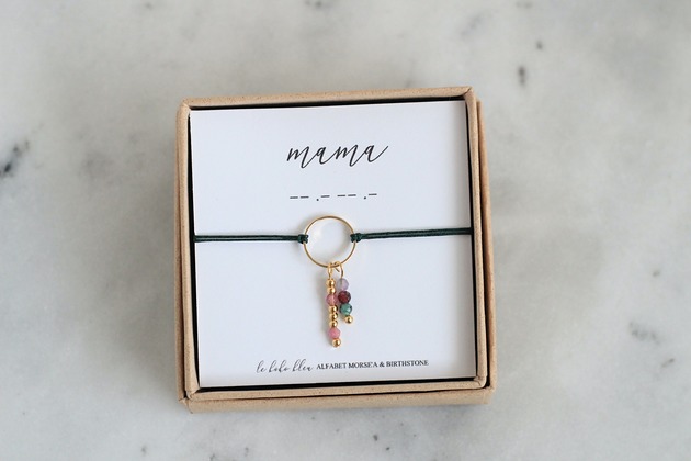 MAMA - Alfabet Morse'a - Kamienie urodzeniowe Birthstones