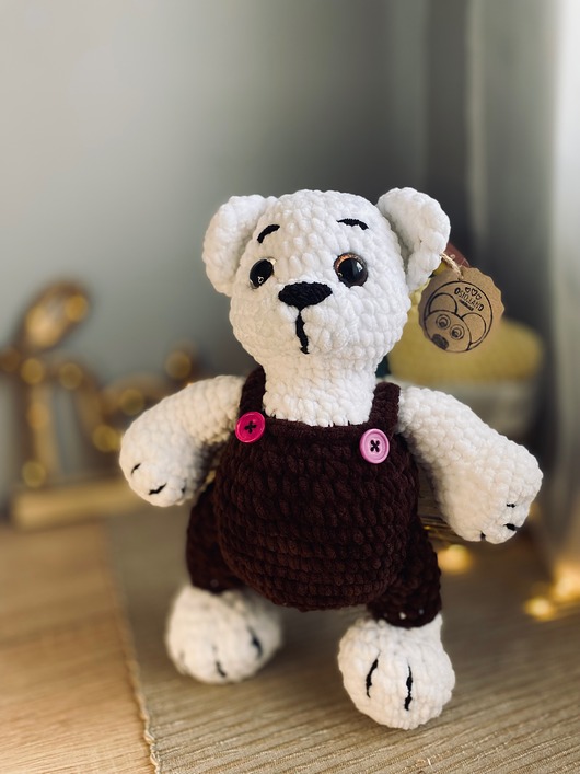 Maskotka Miś biały