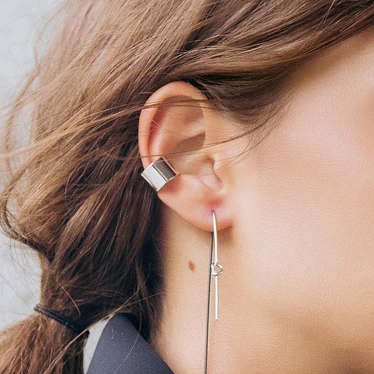 Nausznica srebro lub złoto