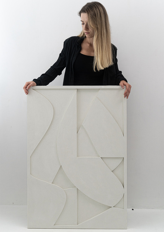 Minimalistyczny obraz 3D / relief 50x70 / Freedom.01