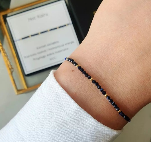 Bransoletka na jedwabnej nici Noc Kairu