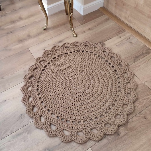 Dywan okrągły ze sznurka 80cm