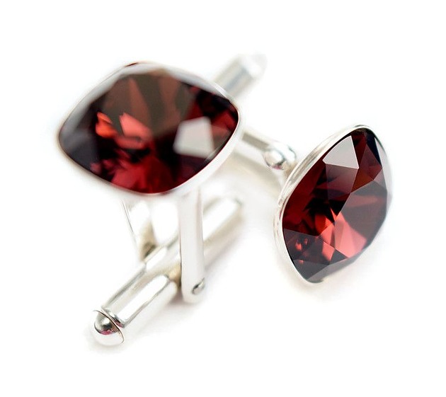 Spinki do mankietów Olivier (Burgundy)