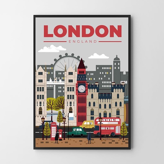 Plakat London city